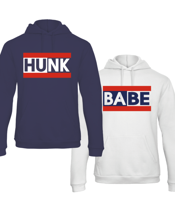 Hunk & Babe hoodies