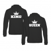 King & Queen Back hoodies