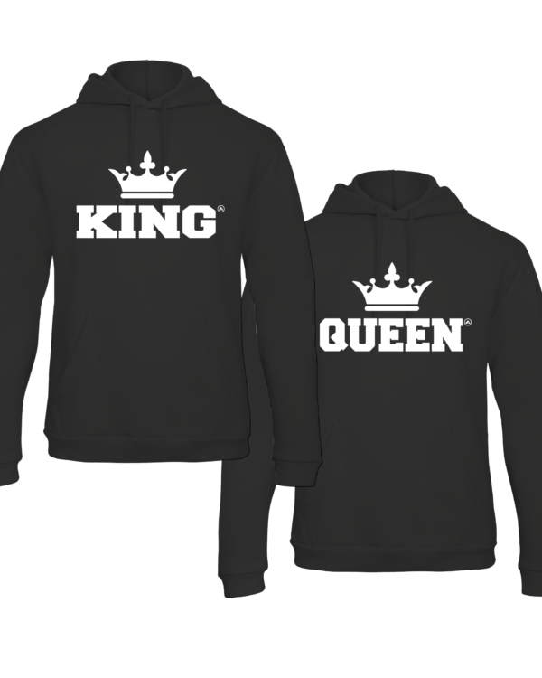King & Queen Back hoodies