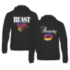 Beauty & Beast Rainbow hoodies