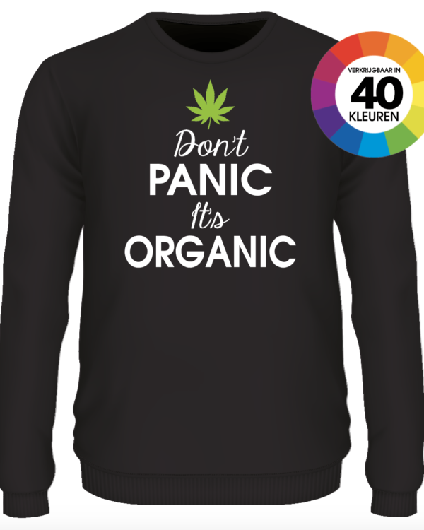Don't panic it's organic shirt design 2 ontwerpen